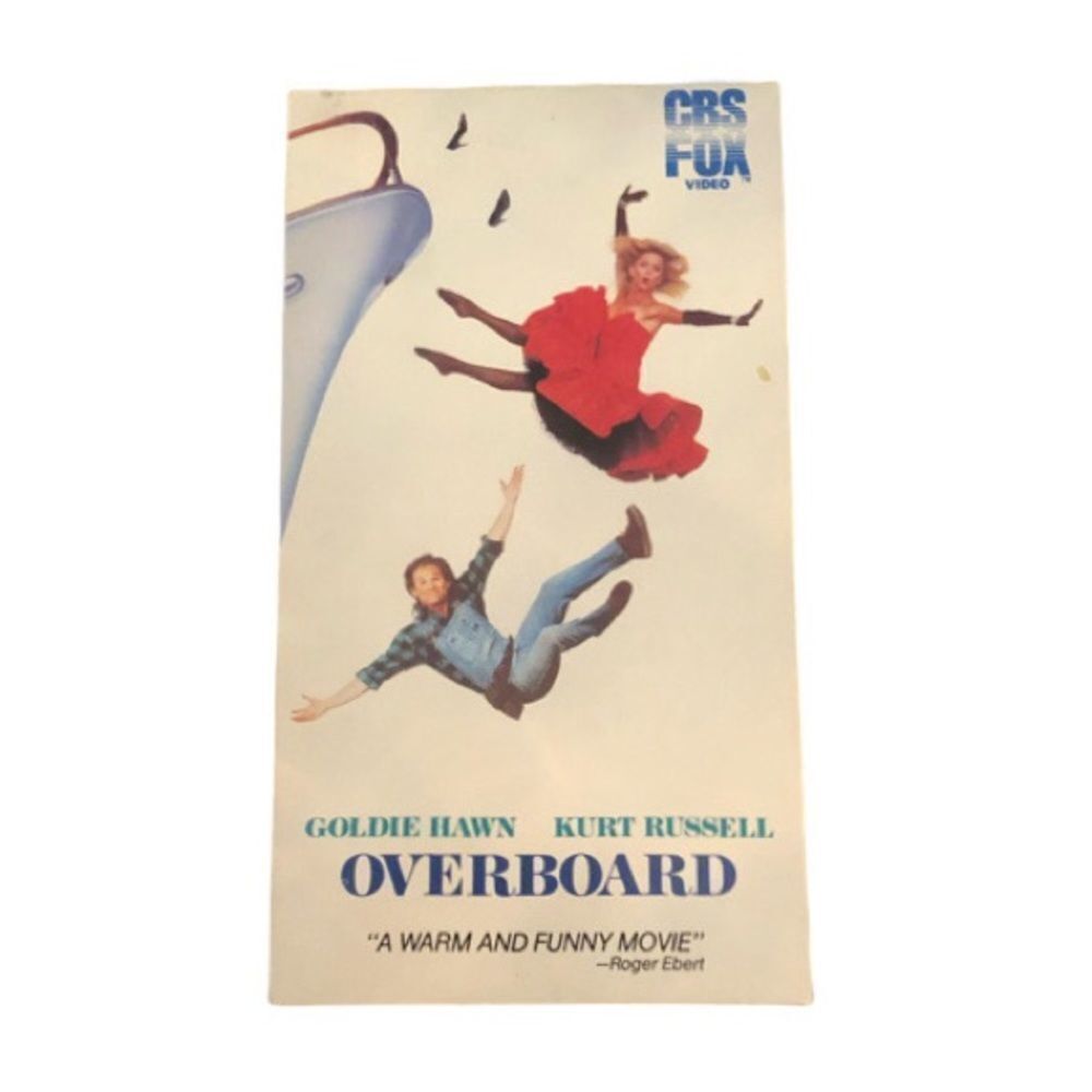 3 for $30 Overboard‎ VHS, Vintage, with Goldie Hawn and Kurt Russell, 1988